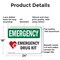 Signmission Drug Kit With Symbol, 24 in W x Rectangle, Aluminum OS-2PACK-EM-A-1824-L-10308 - alternate 4